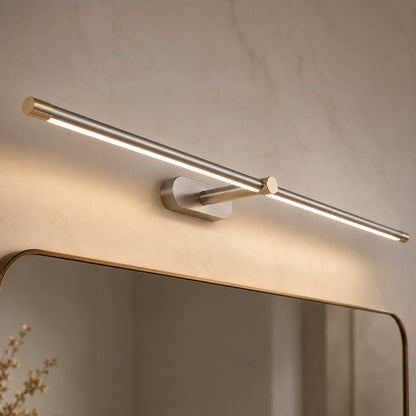 Aplique de pared ajustable con barra para tocador