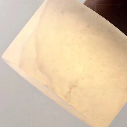 Lámpara colgante de mármol verde jade Japandi Sarelle