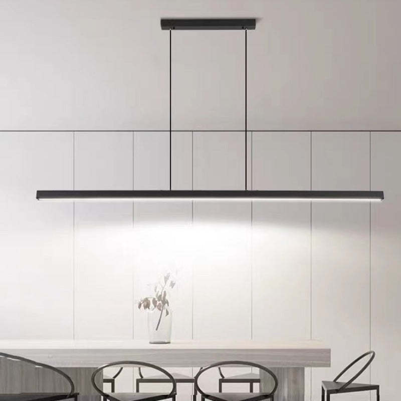 Lámpara colgante lineal de metal minimalista Norvale