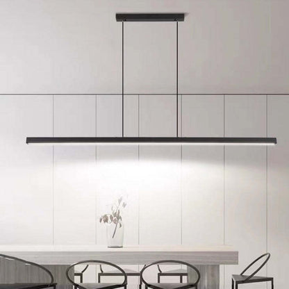 Lámpara colgante lineal de metal minimalista Norvale