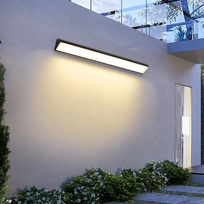 Lámpara de pared exterior lineal minimalista de aluminio Tanvelle