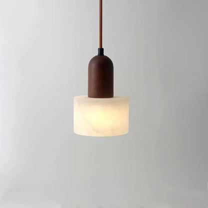 Lámpara colgante de mármol verde jade Japandi Sarelle