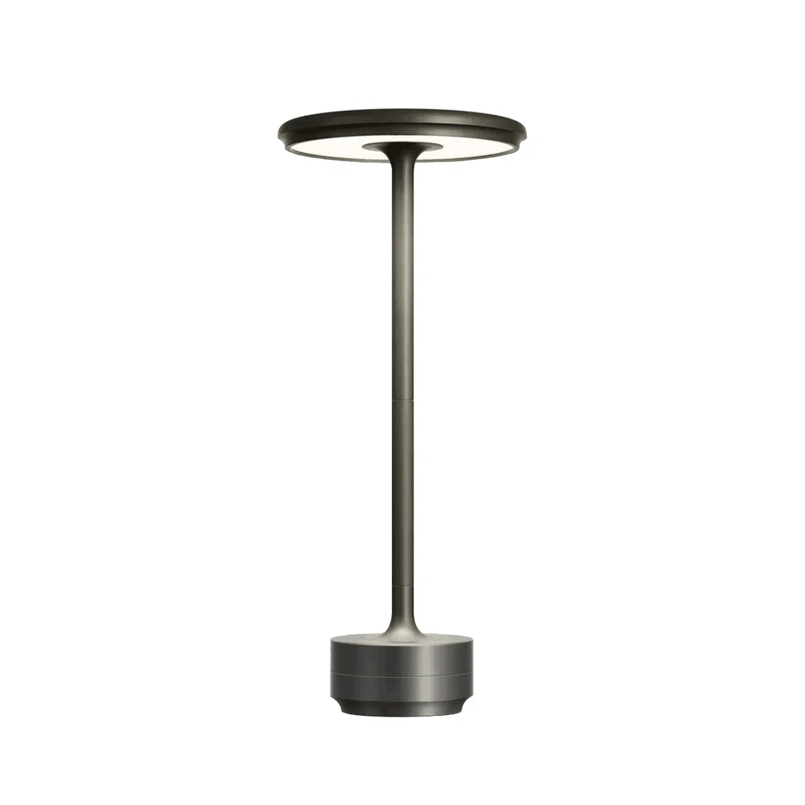 Lámpara de mesa minimalista de aluminio Korvath