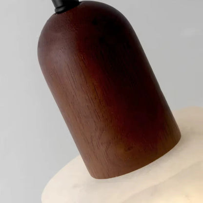 Lámpara colgante de mármol verde jade Japandi Sarelle