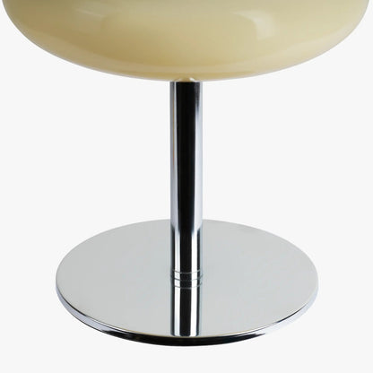 Lámpara de mesa de vidrio de mediados de siglo Lyrensa