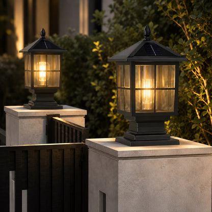 Farol para poste de puerta de doble alimentación