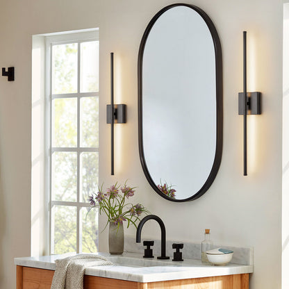 Lámpara LED de pared de tubo doble