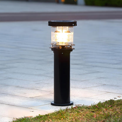 Lámpara de baliza de jardín moderna de aluminio Velmora