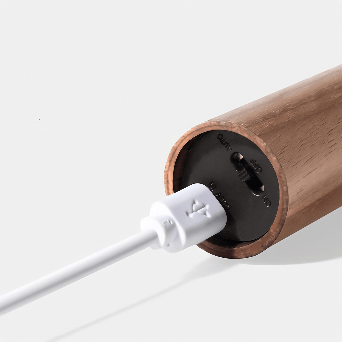 Lámpara de pared inalámbrica de madera delgada