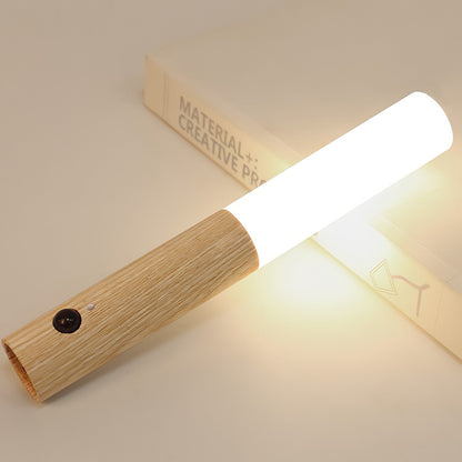 Lámpara de pared inalámbrica de madera delgada
