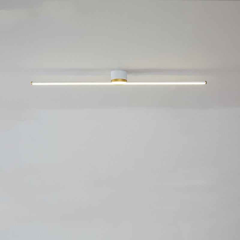 Lámpara de techo lineal minimalista de metal Filara