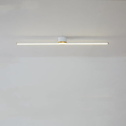 Lámpara de techo lineal minimalista de metal Filara
