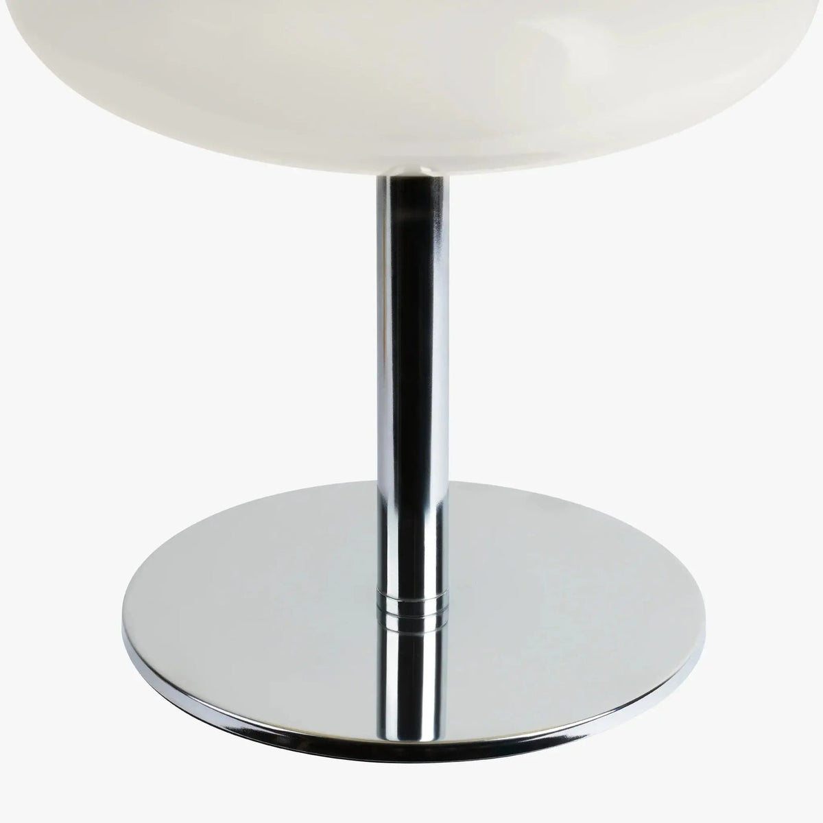 Lámpara de mesa de vidrio de mediados de siglo Lyrensa