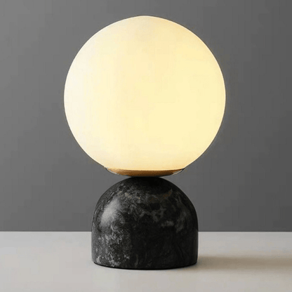 Lámpara de mesa minimalista de mármol Ulvane