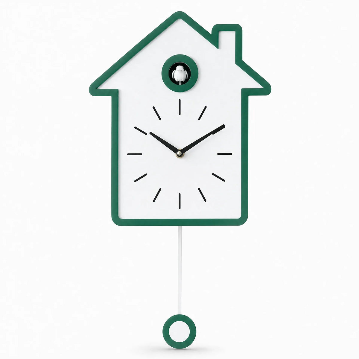 Reloj de cuco de péndulo de MDF escandinavo Elvaro