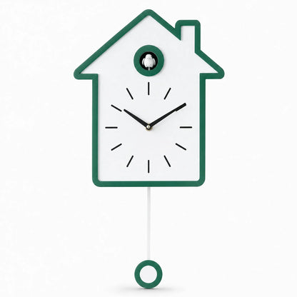 Reloj de cuco de péndulo de MDF escandinavo Elvaro