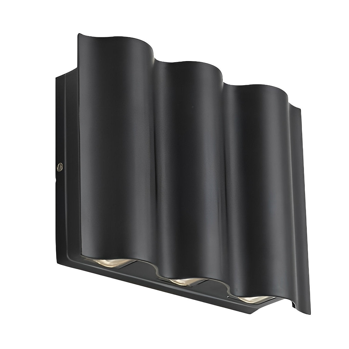 Lámpara de pared de aluminio Ondaria Wave Up Down
