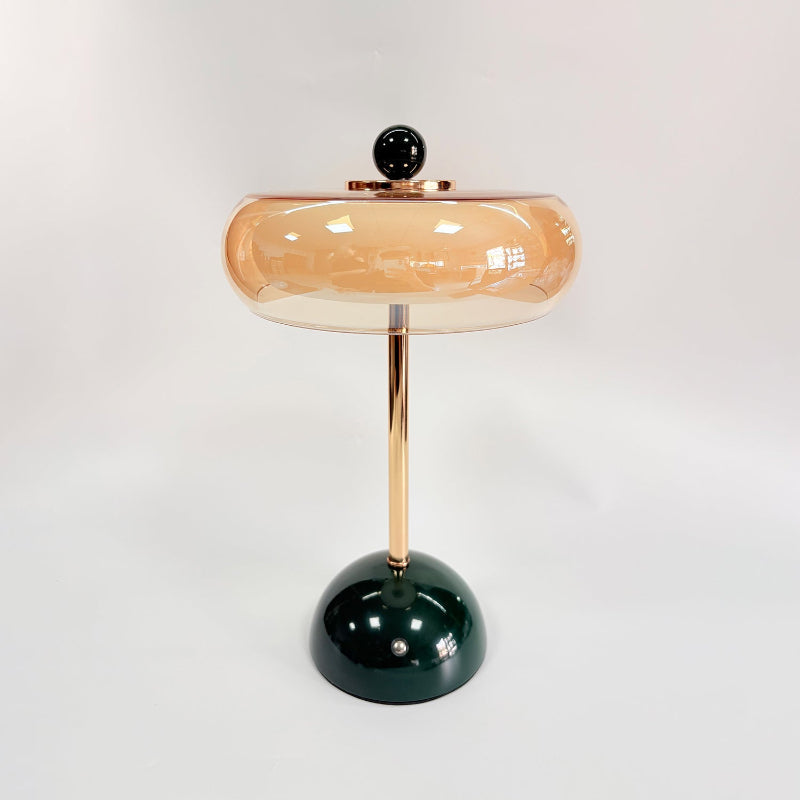 Lámpara de mesa de vidrio art déco Calvento