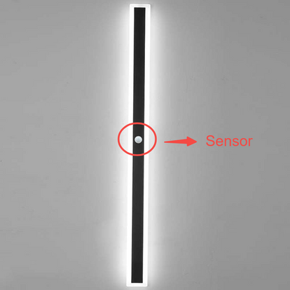 Lámpara de pared para exteriores Halvenn Minimalist Acrylic Pane