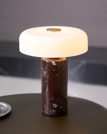 Lámpara de mesa de mármol art déco Vestara