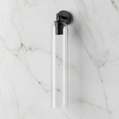 Aplique de pared cilíndrico de vidrio minimalista Lumessa
