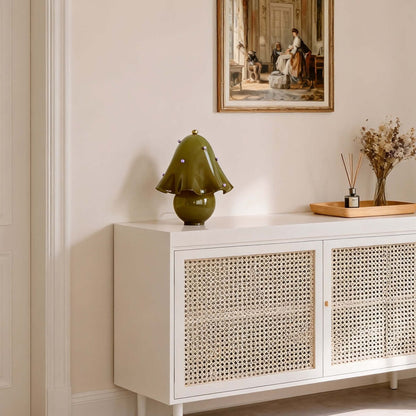 Lámpara de mesa bohemia de cerámica Halcyra