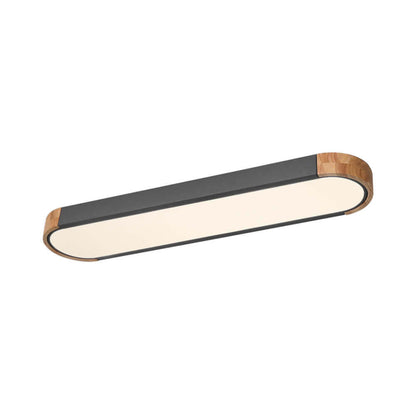 Lámpara de techo LED ovalada de madera minimalista Ovalyn