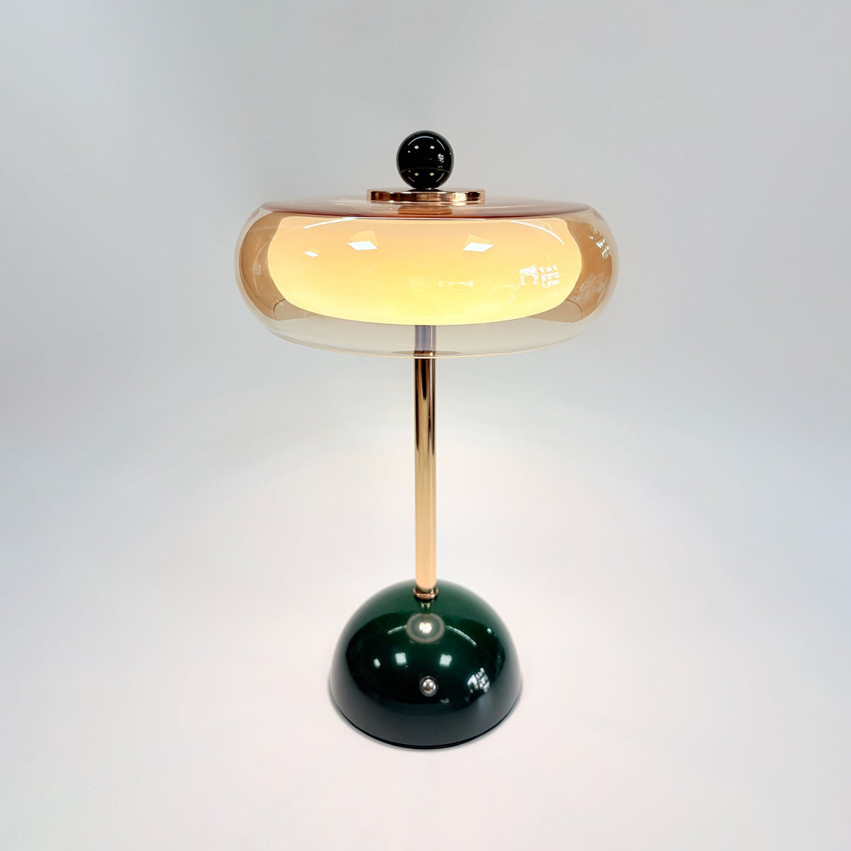 Lámpara de mesa de vidrio art déco Calvento