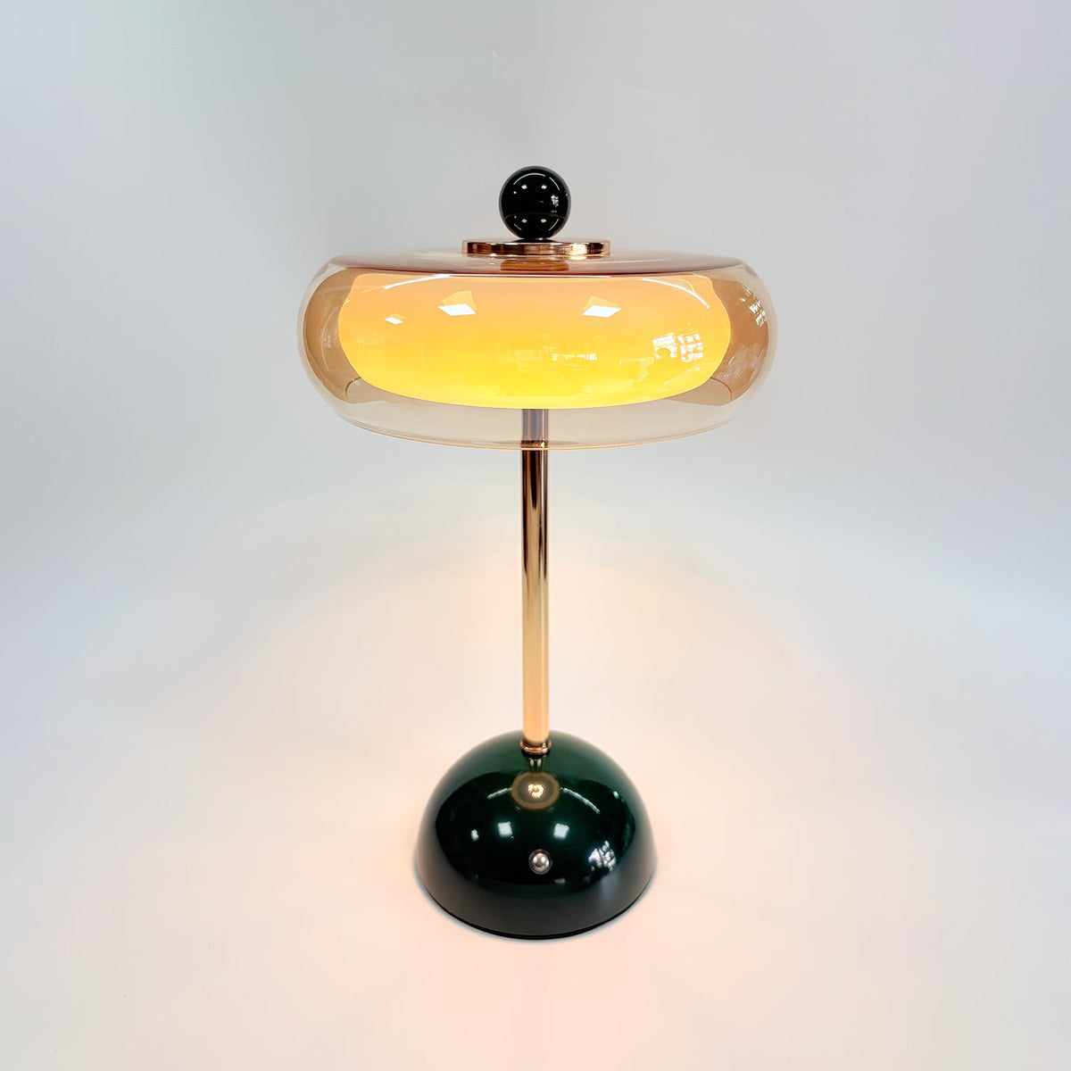 Lámpara de mesa de vidrio art déco Calvento