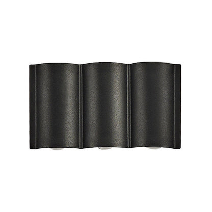 Lámpara de pared LED de exterior Wave