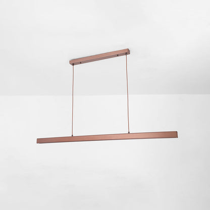 Lámpara colgante lineal de metal minimalista Norvale