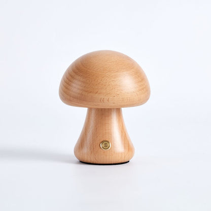 Lámpara de mesa de madera escandinava Fungara