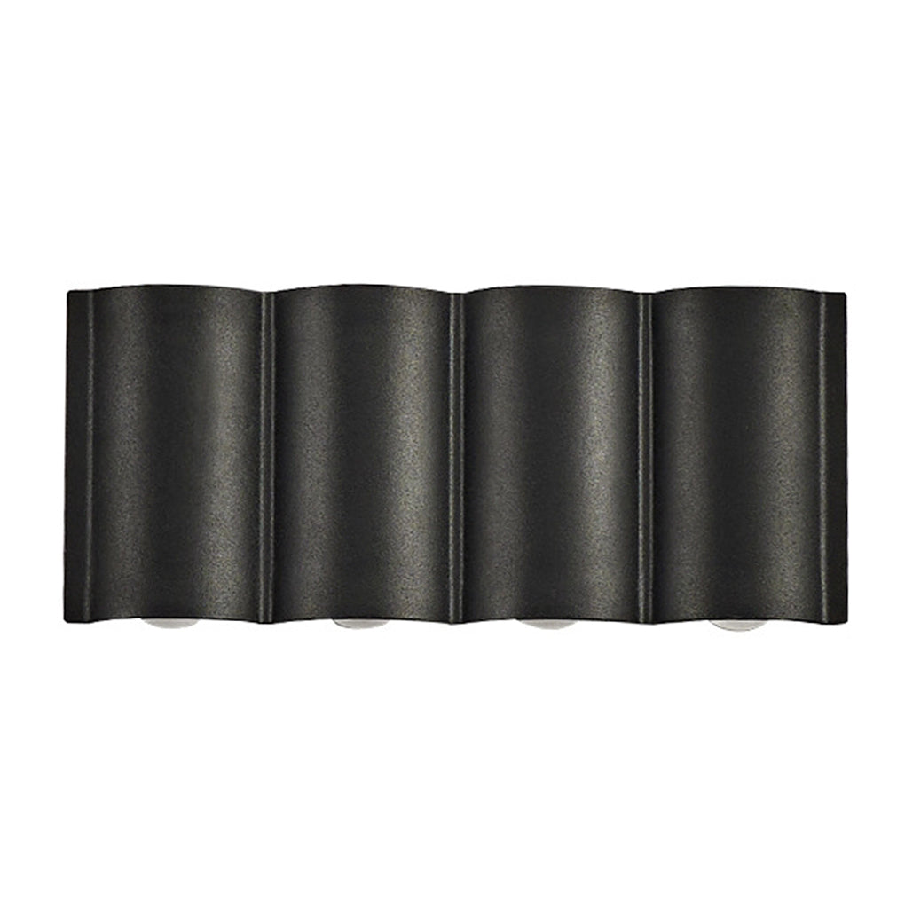 Lámpara de pared LED de exterior Wave