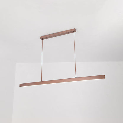 Lámpara colgante lineal de metal minimalista Norvale