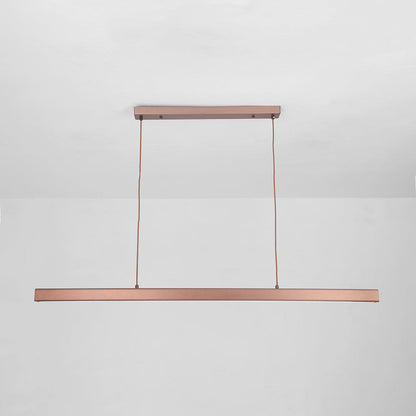 Lámpara colgante lineal de metal minimalista Norvale
