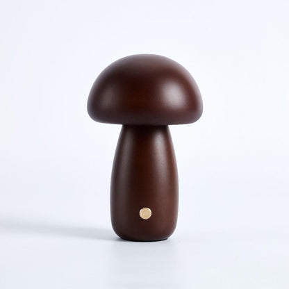 Lámpara de mesa de madera escandinava Fungara