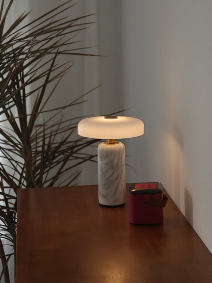 Lámpara de mesa de mármol art déco Vestara