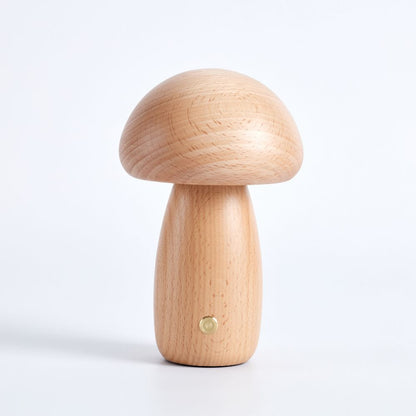 Lámpara de mesa de madera escandinava Fungara