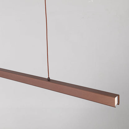 Lámpara colgante lineal de metal minimalista Norvale