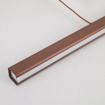 Lámpara colgante lineal de metal minimalista Norvale