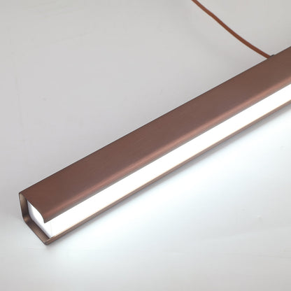 Lámpara colgante lineal de metal minimalista Norvale