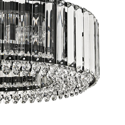 Lámpara de techo de cristal tallado glamuroso