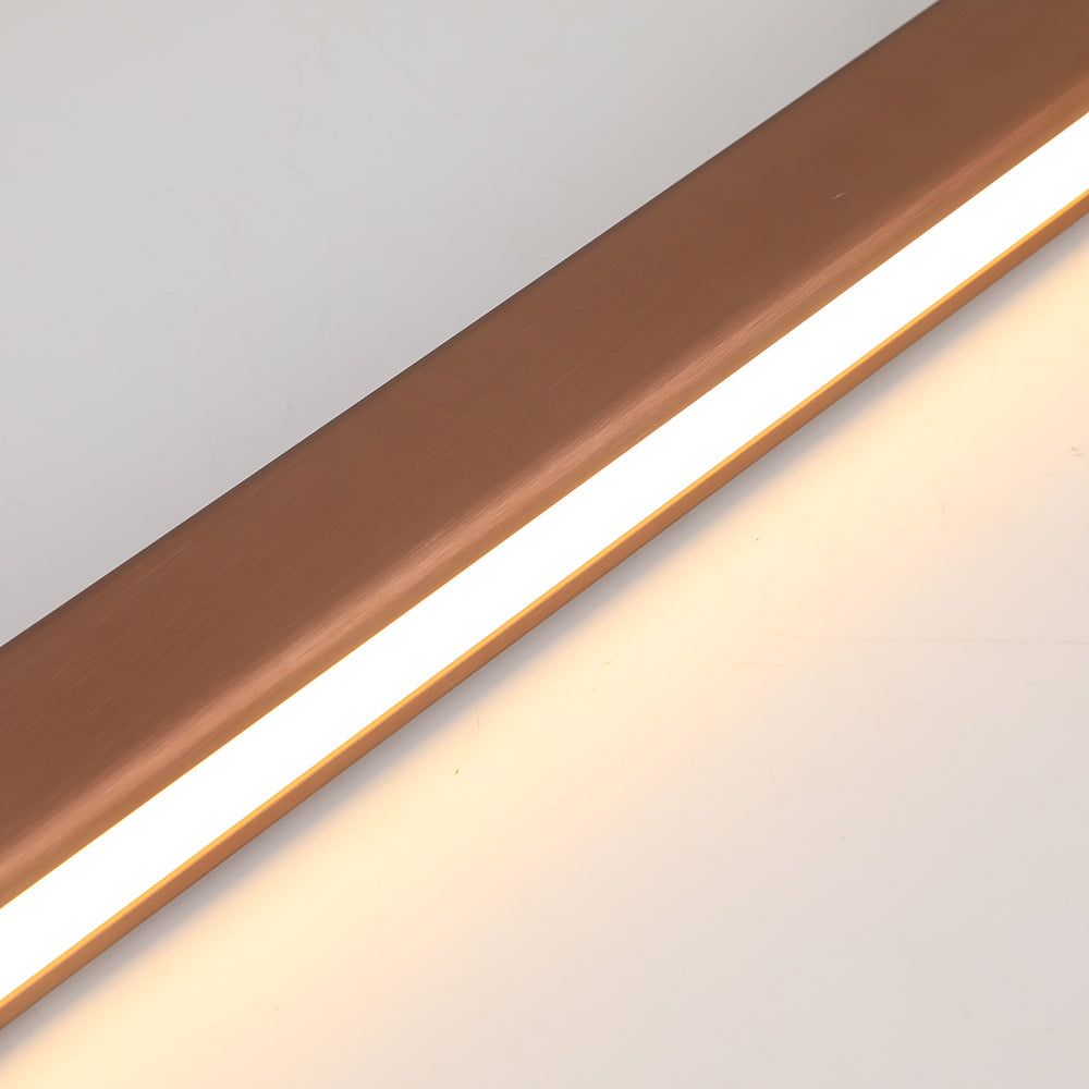 Lámpara colgante lineal de metal minimalista Norvale