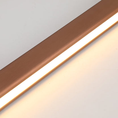 Lámpara colgante lineal de metal minimalista Norvale