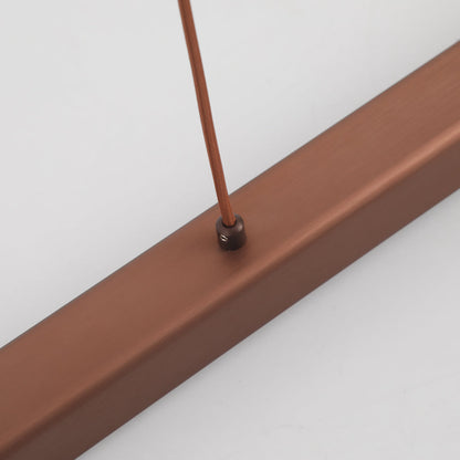 Lámpara colgante lineal de metal minimalista Norvale