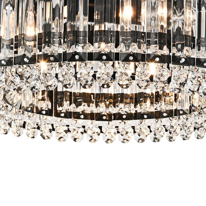 Lámpara de techo de cristal tallado glamuroso