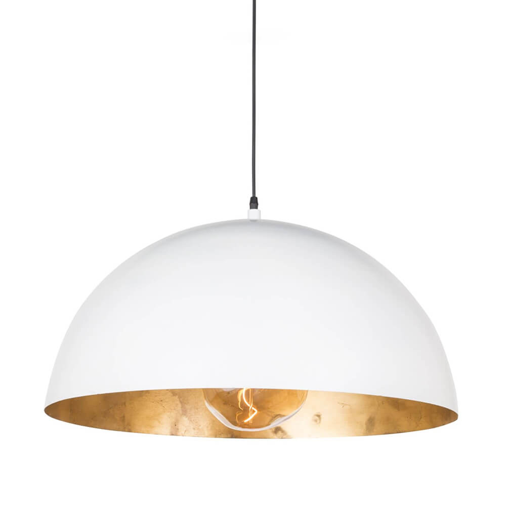 Lámpara colgante de techo Domarra Industrial Metal Gold-Leaf