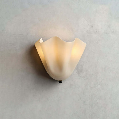 Aplique de pared de vidrio Draped