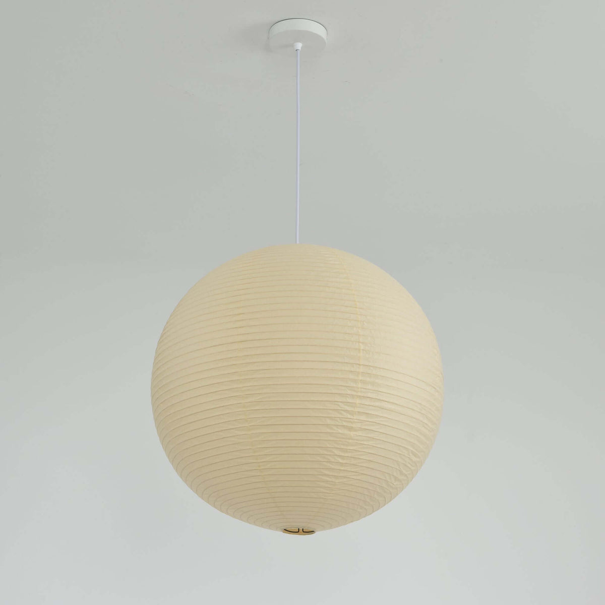 Lámpara colgante de globo de papel washi
