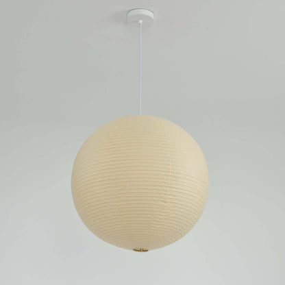 Lámpara colgante de globo de papel washi